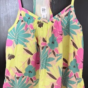 GAP Kids Floral Camisole - Yellow, Pink, Blue